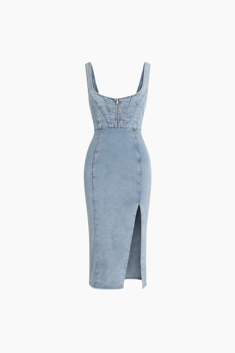 Vestido Tubo de Mezclilla para Mujer