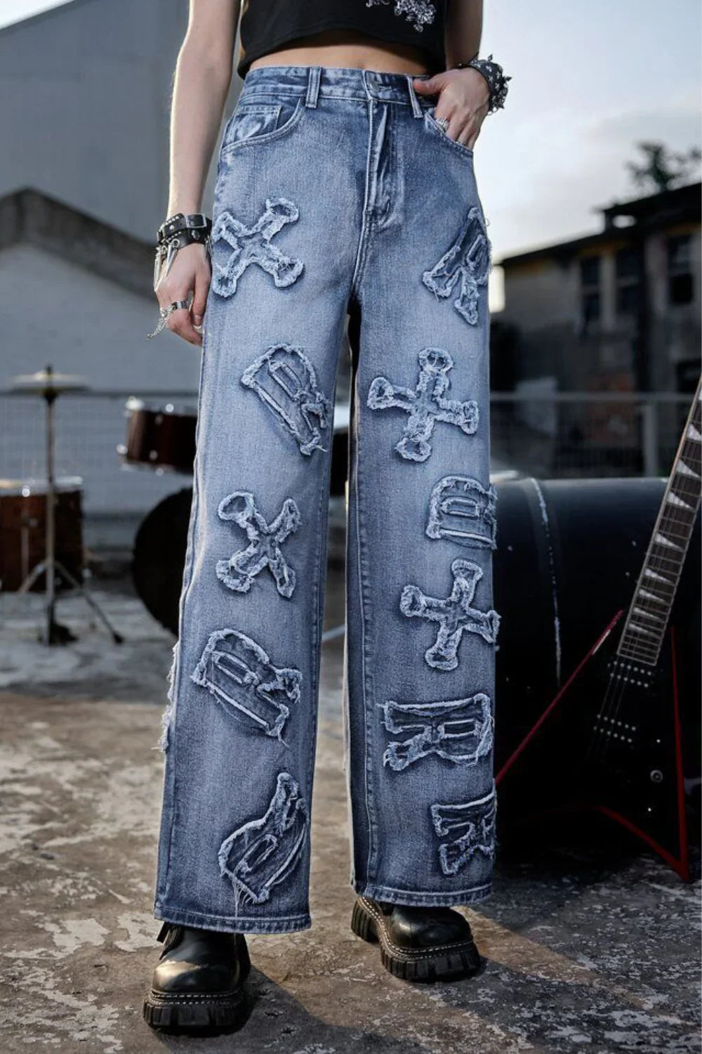Vaqueros Old Rock para Mujer