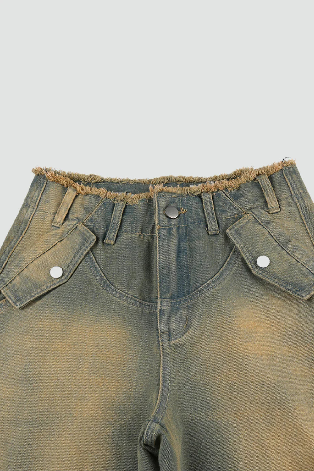 Vaqueros Retro Anchos de Mujer