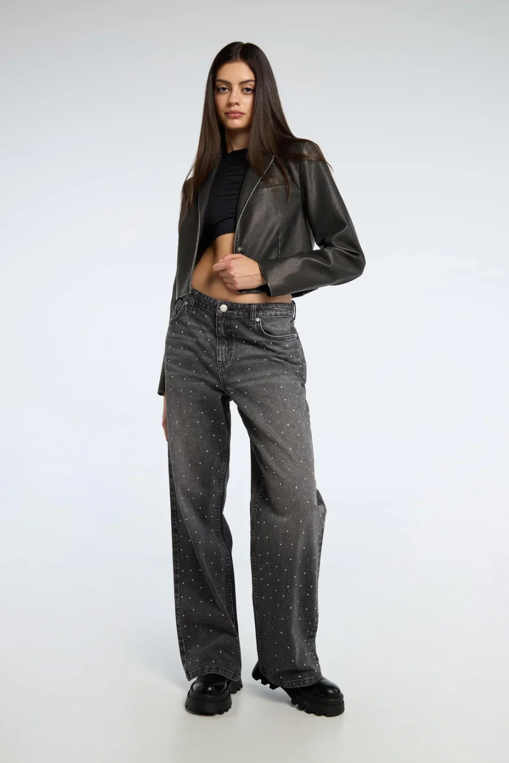 Pantalones de Purpurina para Mujer