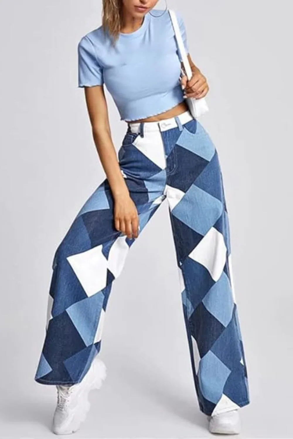 Jeans Geométricos para Mujer