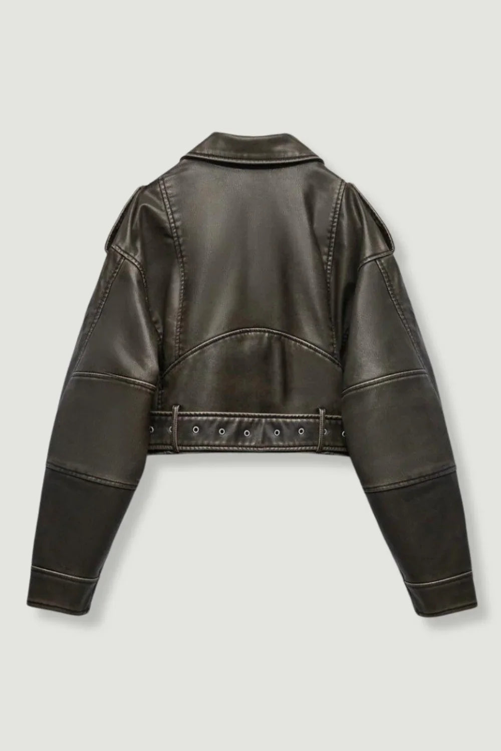 Chaqueta de Cuero para Mujer | Estilo Retro Premium