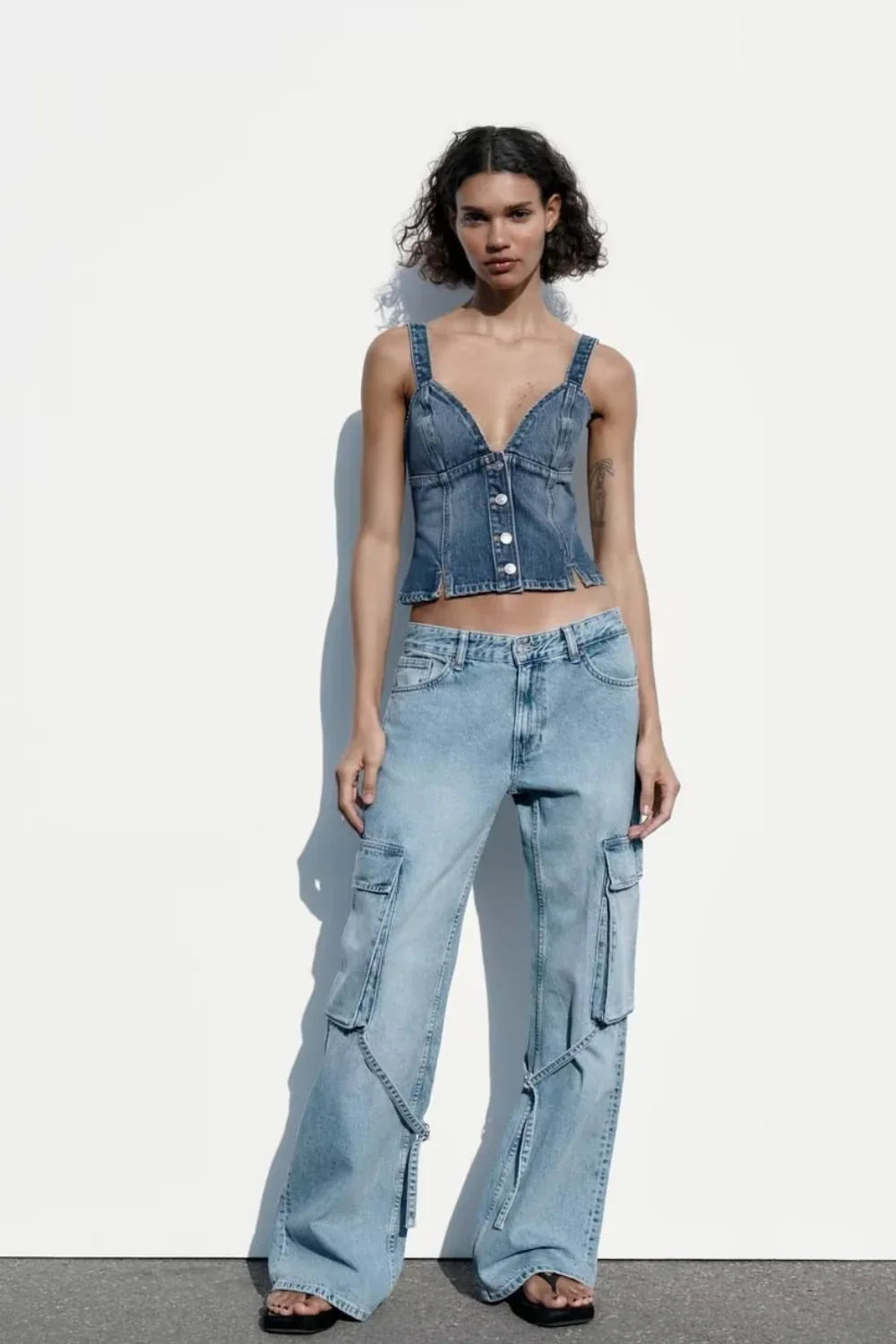 Chaleco de Denim para Mujer