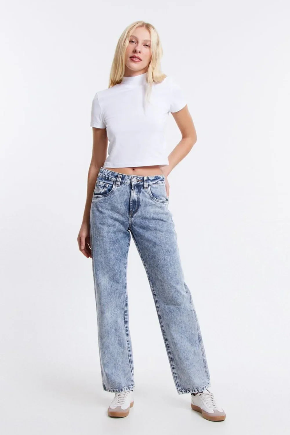 Jeans de Corte Medio