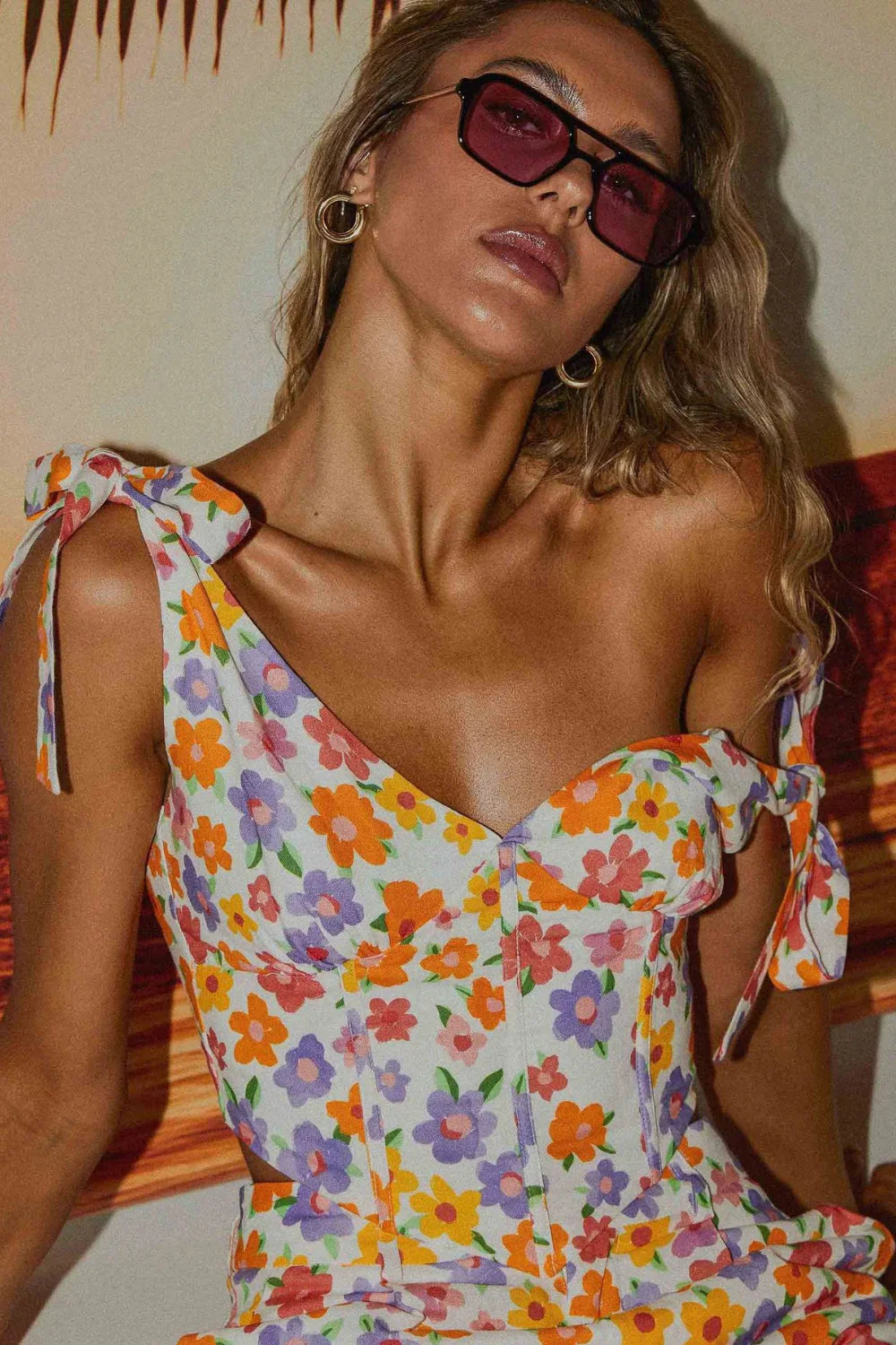 Top corto Floral para Mujer