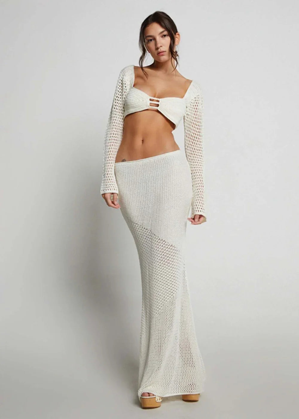 Conjunto de Mujer con Bordado de Estrella de Mar