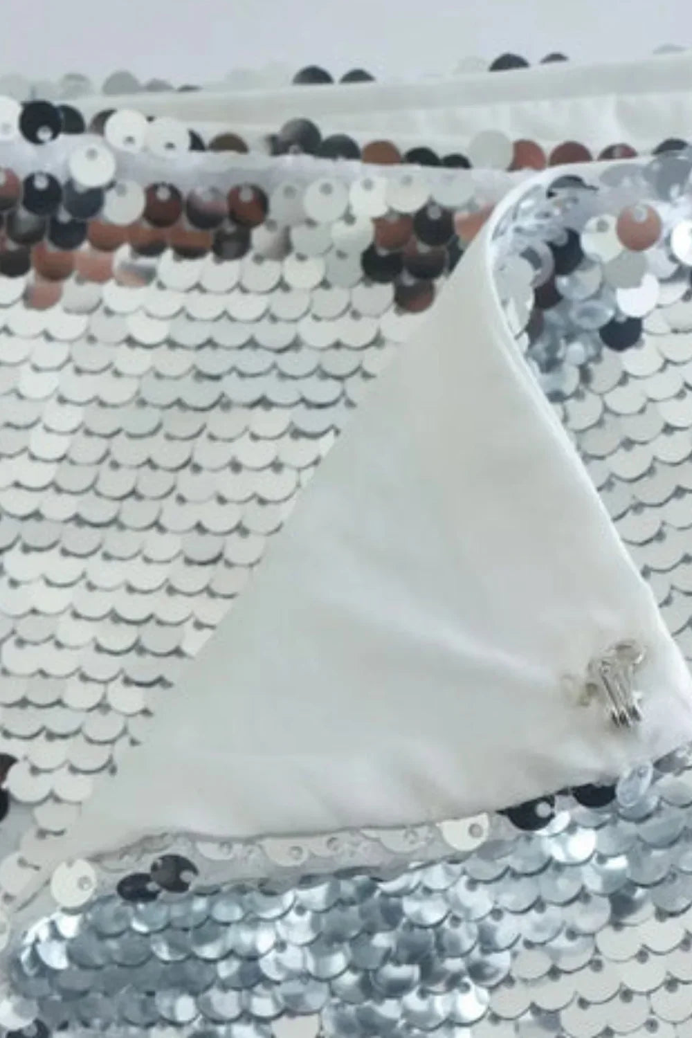 Mini Falda Plateada