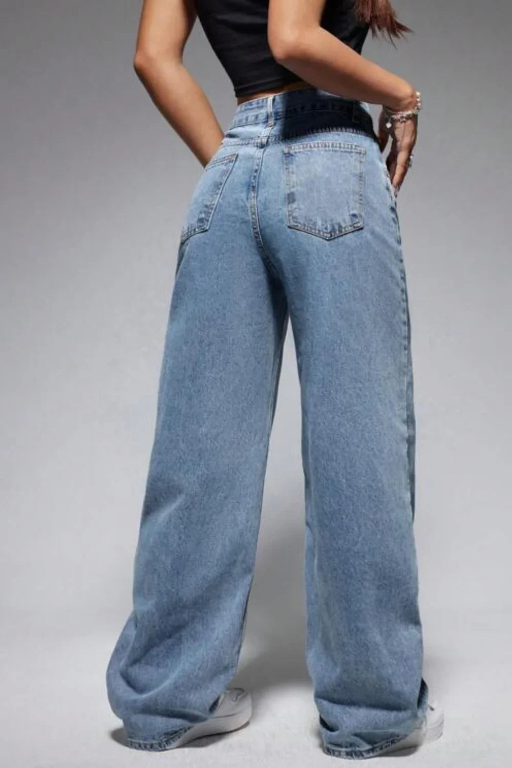 Vintage Wide-Leg Women's Pants