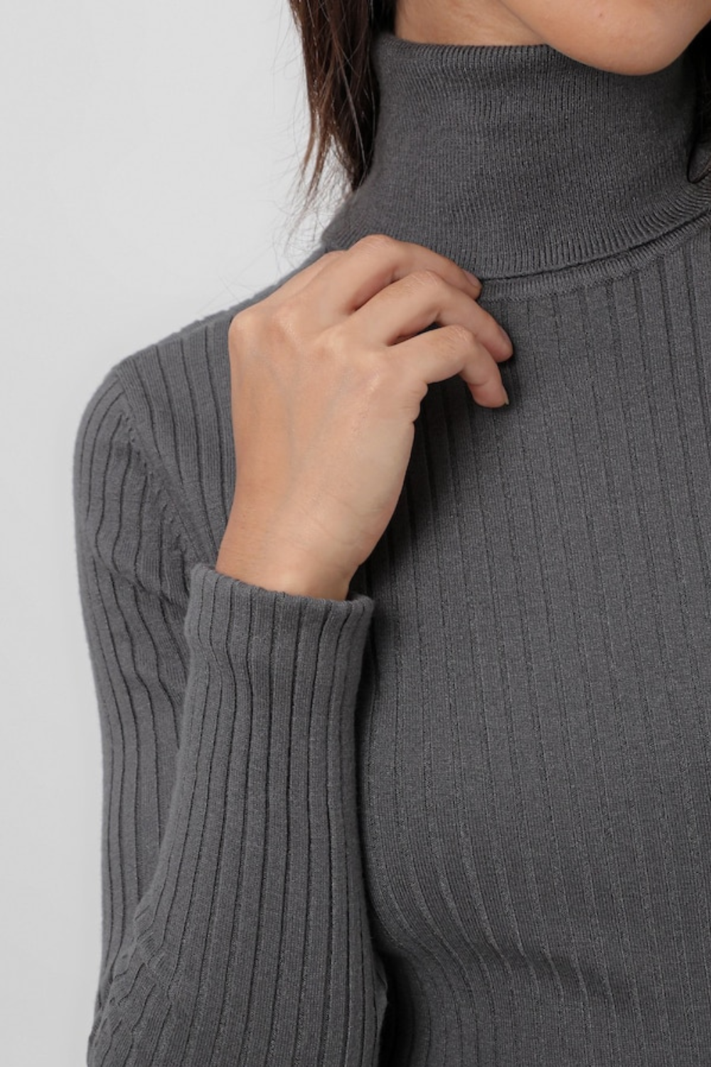 Suéter de Tricot de Manga Larga para Mujer