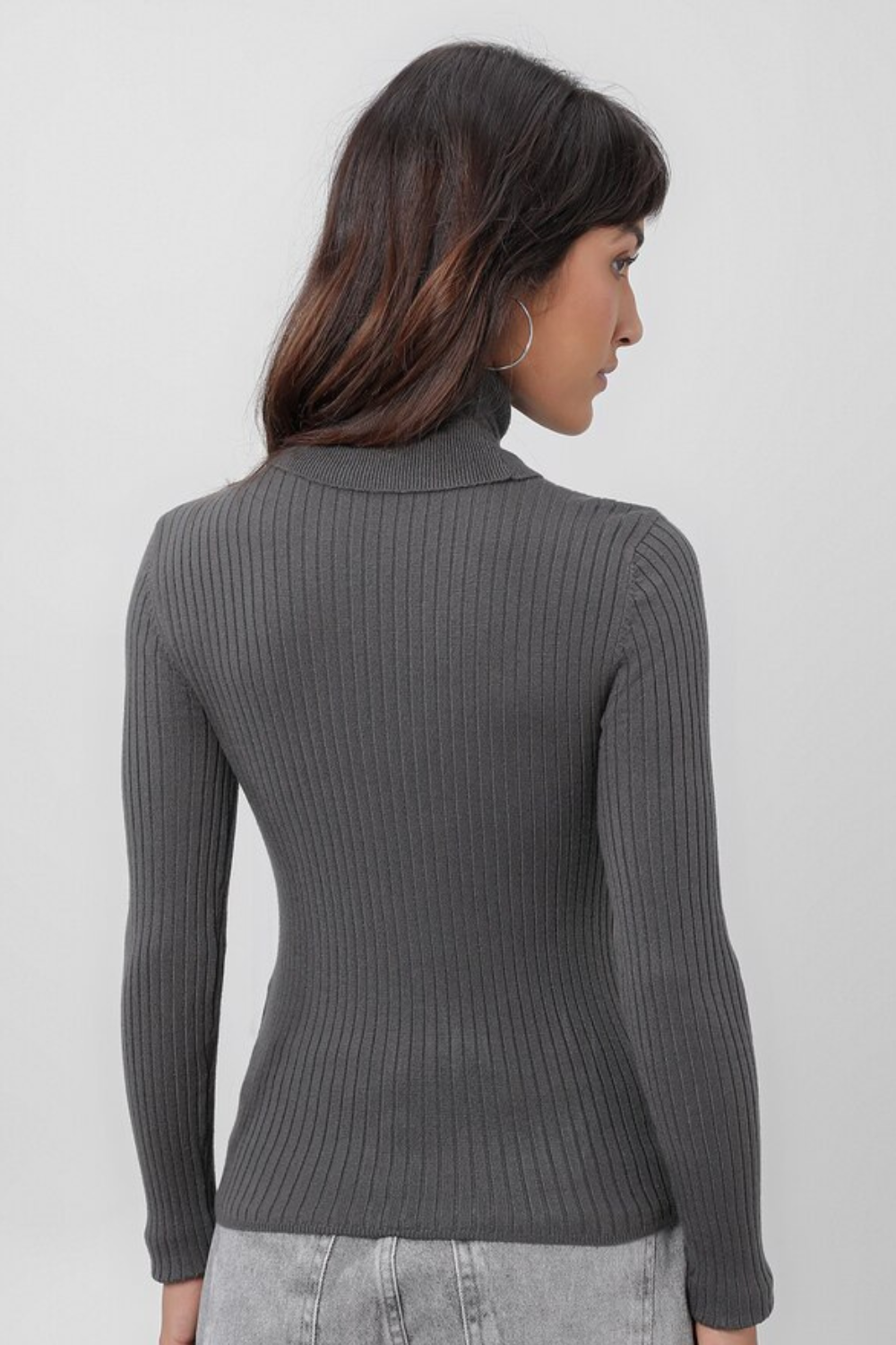 Suéter de Tricot de Manga Larga para Mujer