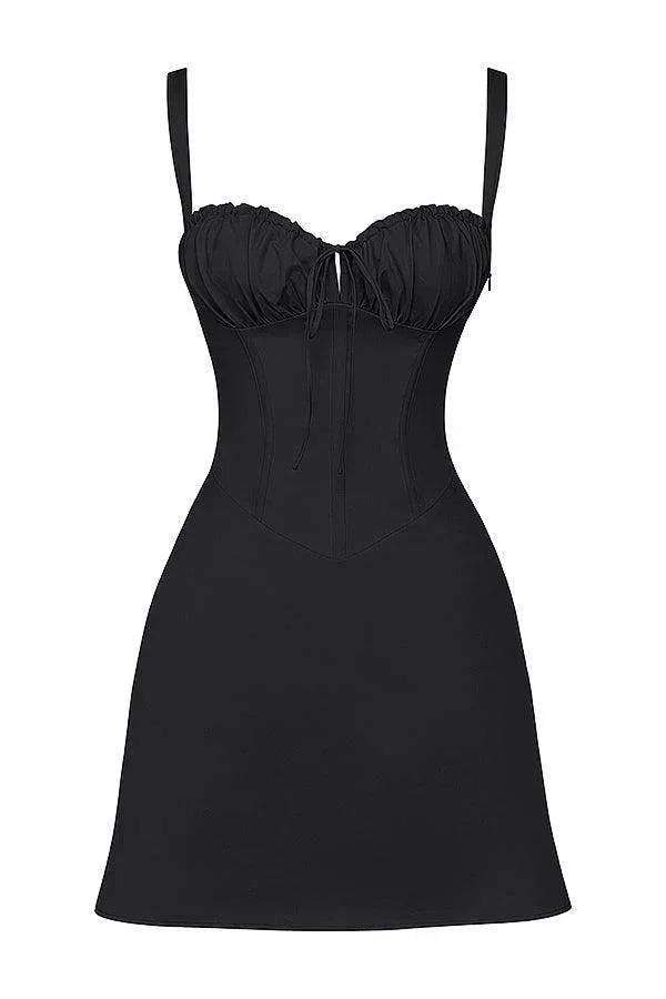 Vestido Negro Corto Esencial