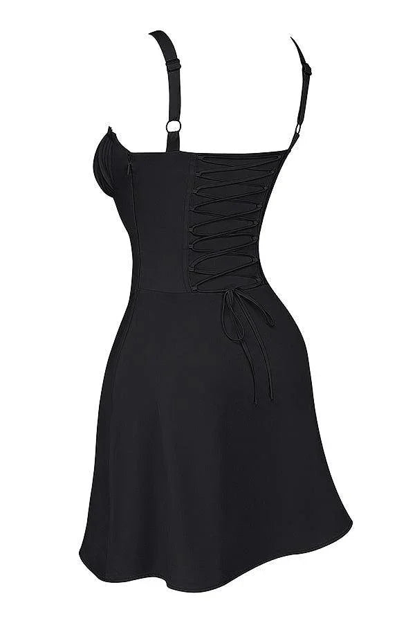 Vestido Negro Corto Esencial