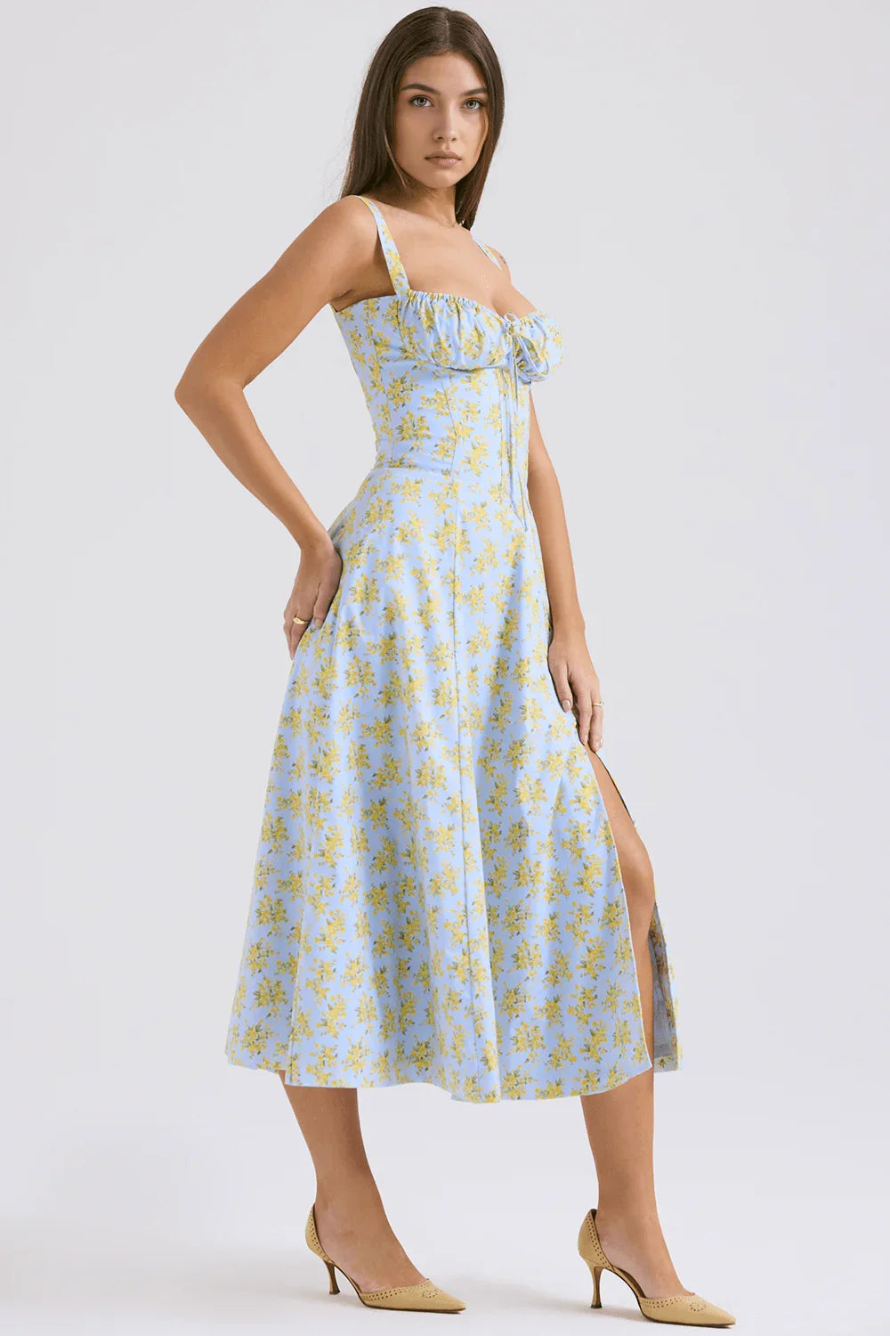 Vestido Midi Floral