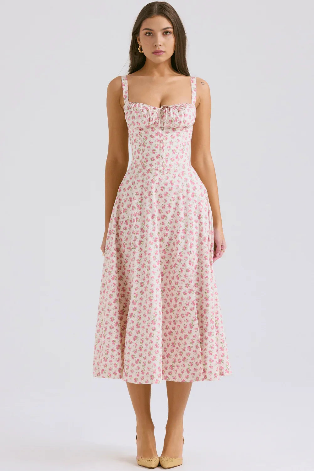 Vestido Midi Floral