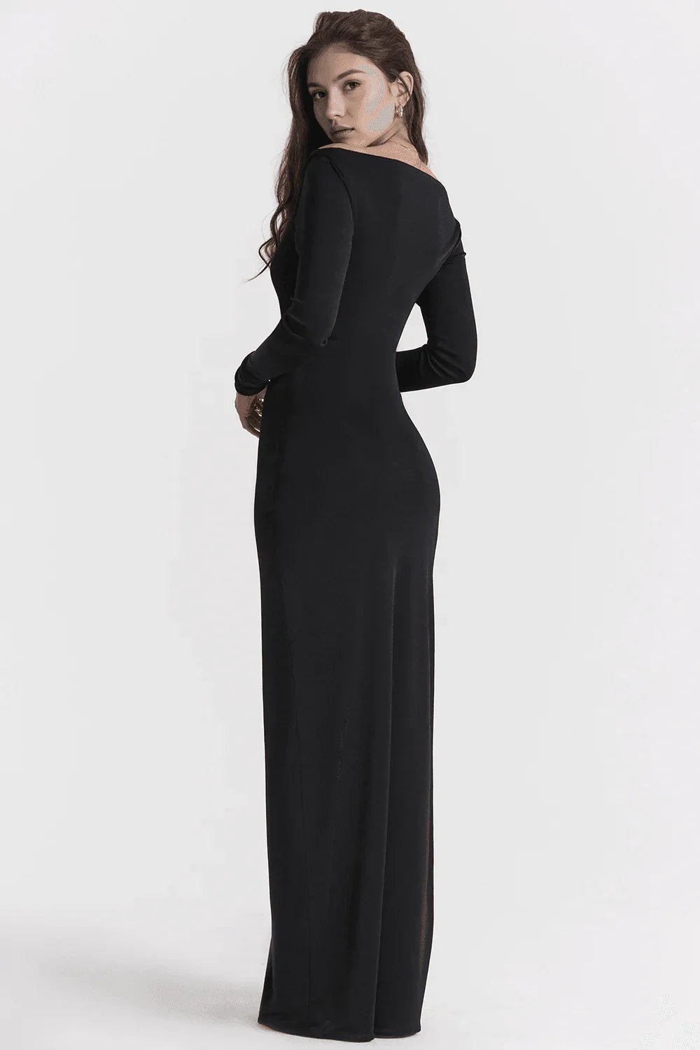 Vestido largo negro