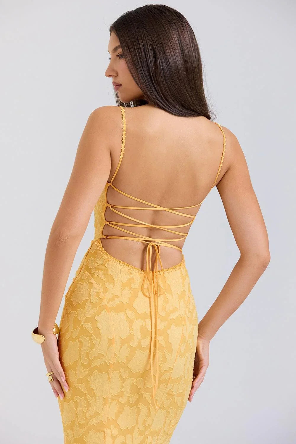 Vestido Bordado de Mariposa para Mujer