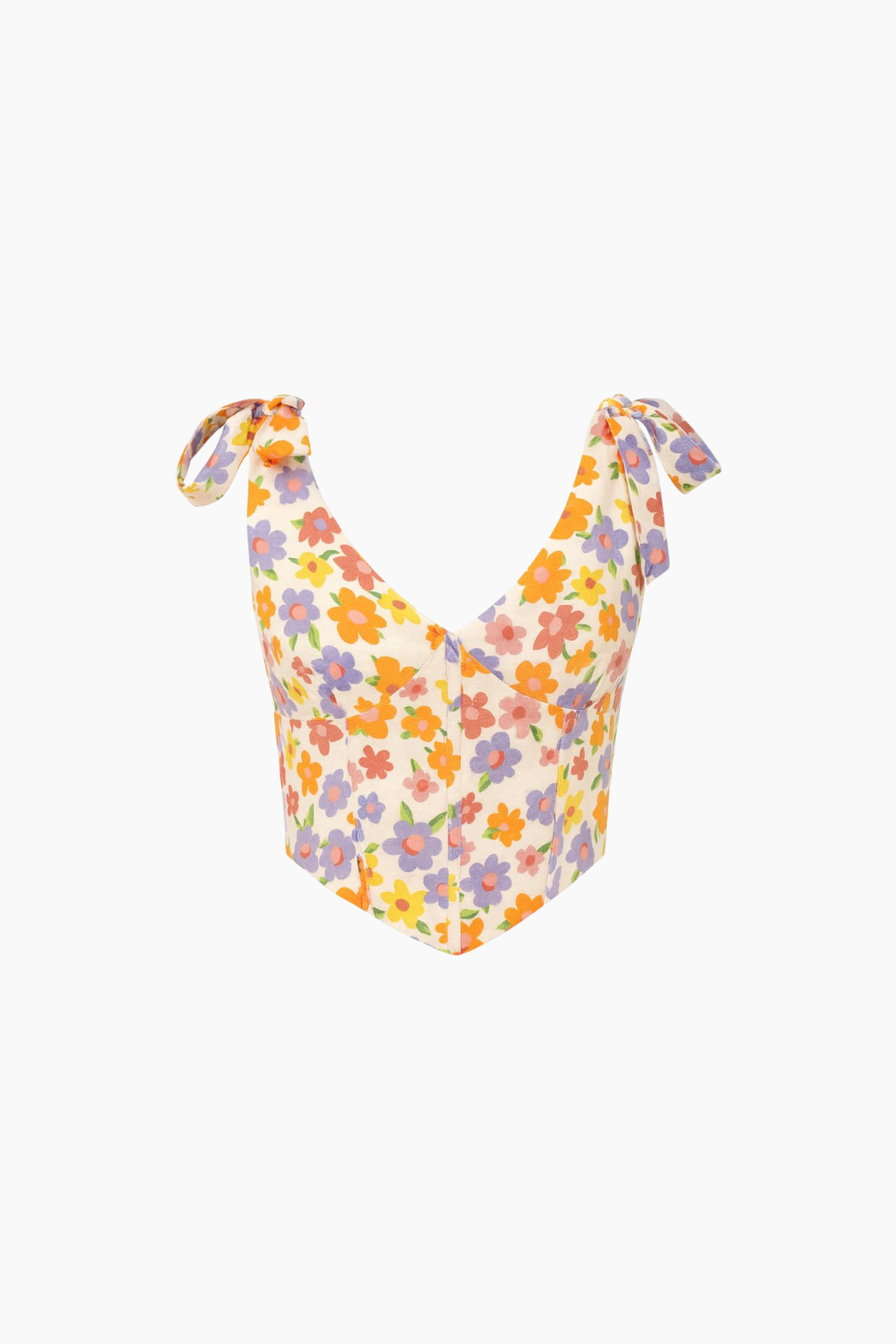 Top corto Floral para Mujer