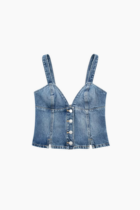 Chaleco de Denim para Mujer