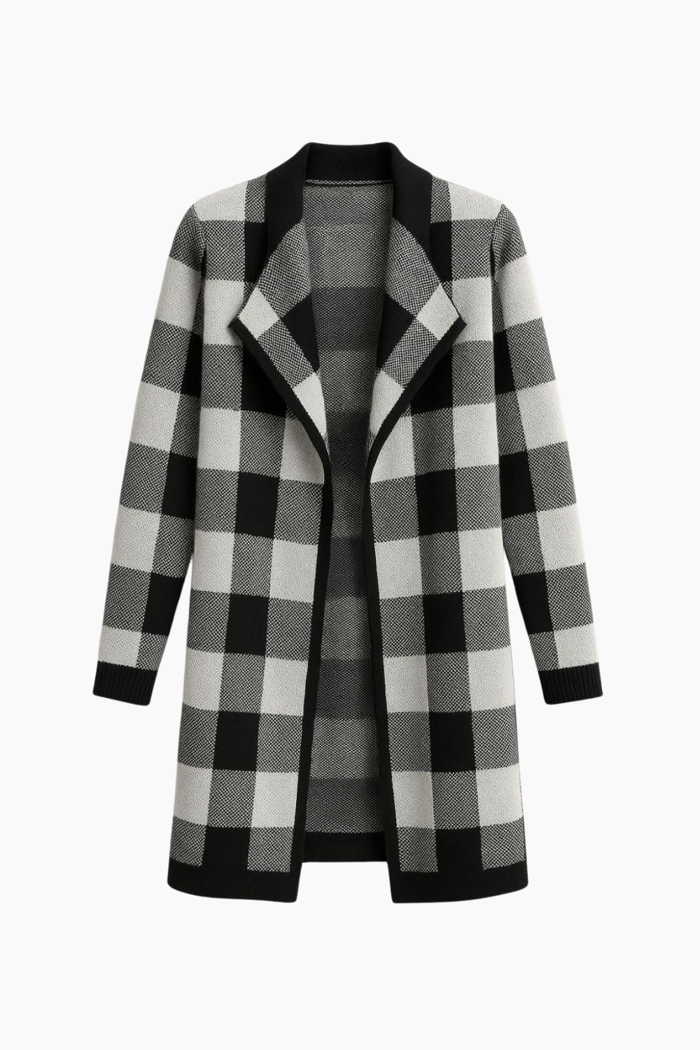 Cardigan de Cuadros para Mujer