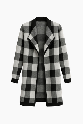Cardigan de Cuadros para Mujer