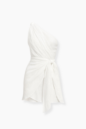 Vestido Corto de Mujer con Hombros Descubiertos