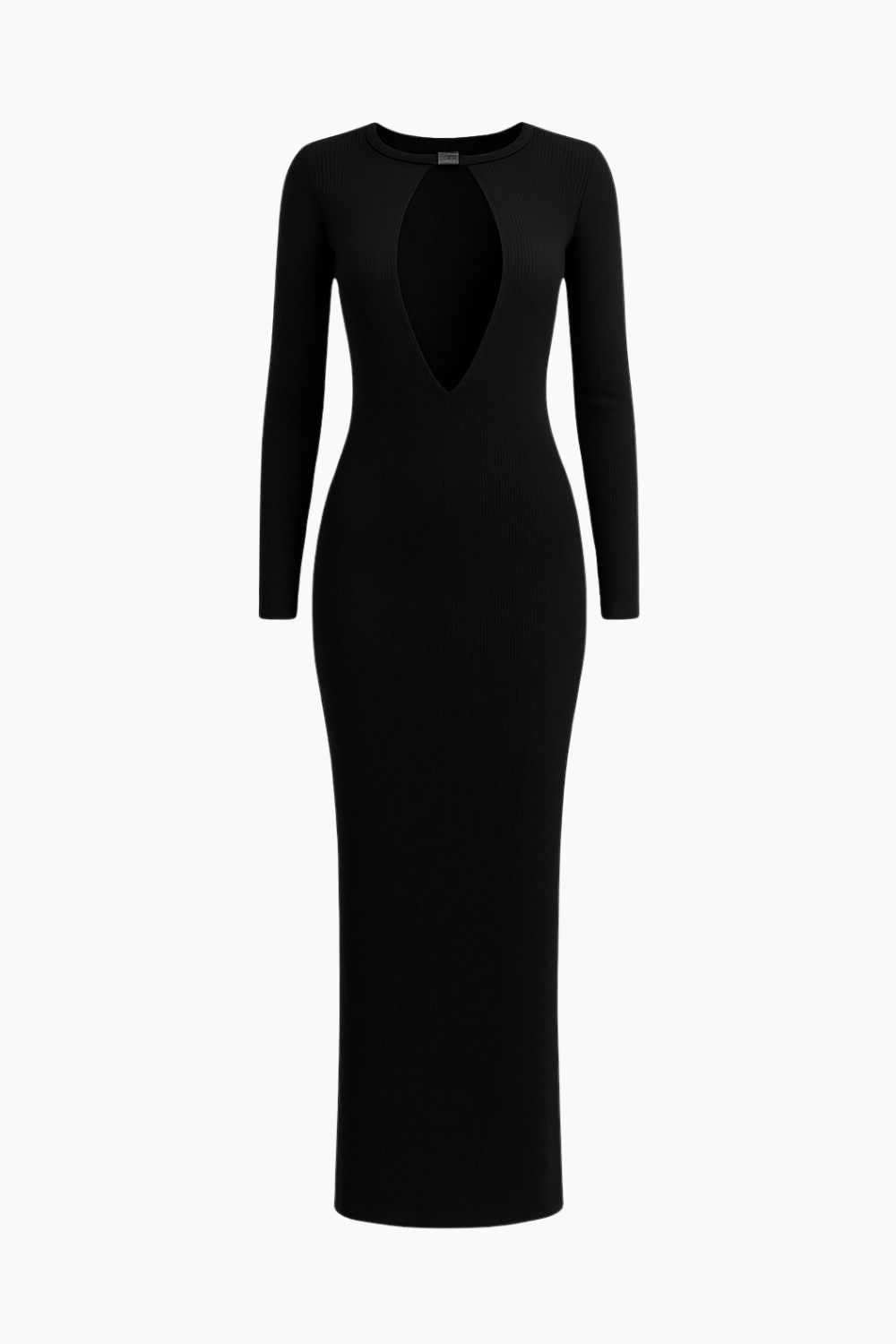 Largo Vestido Marrón para Mujer