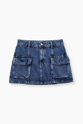 Falda Vaquera Denim para Mujer