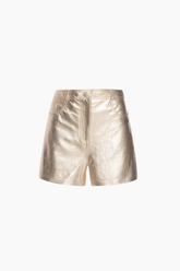 Pantalones cortos cromados para mujer