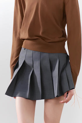 Mini Falda Plisada para Mujer