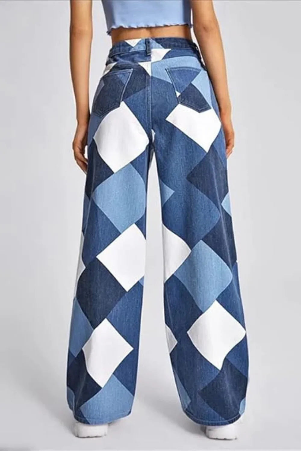 Jeans Geométricos para Mujer