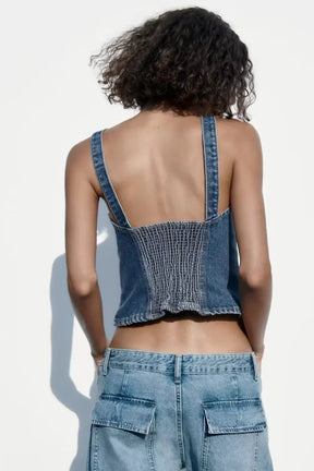 Chaleco de Denim para Mujer
