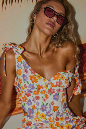 Top corto Floral para Mujer