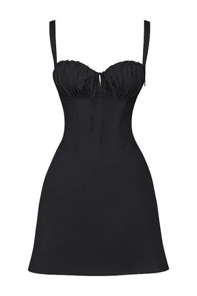 Vestido Negro Corto Esencial