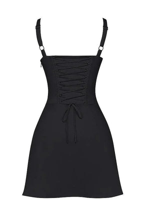 Vestido Negro Corto Esencial