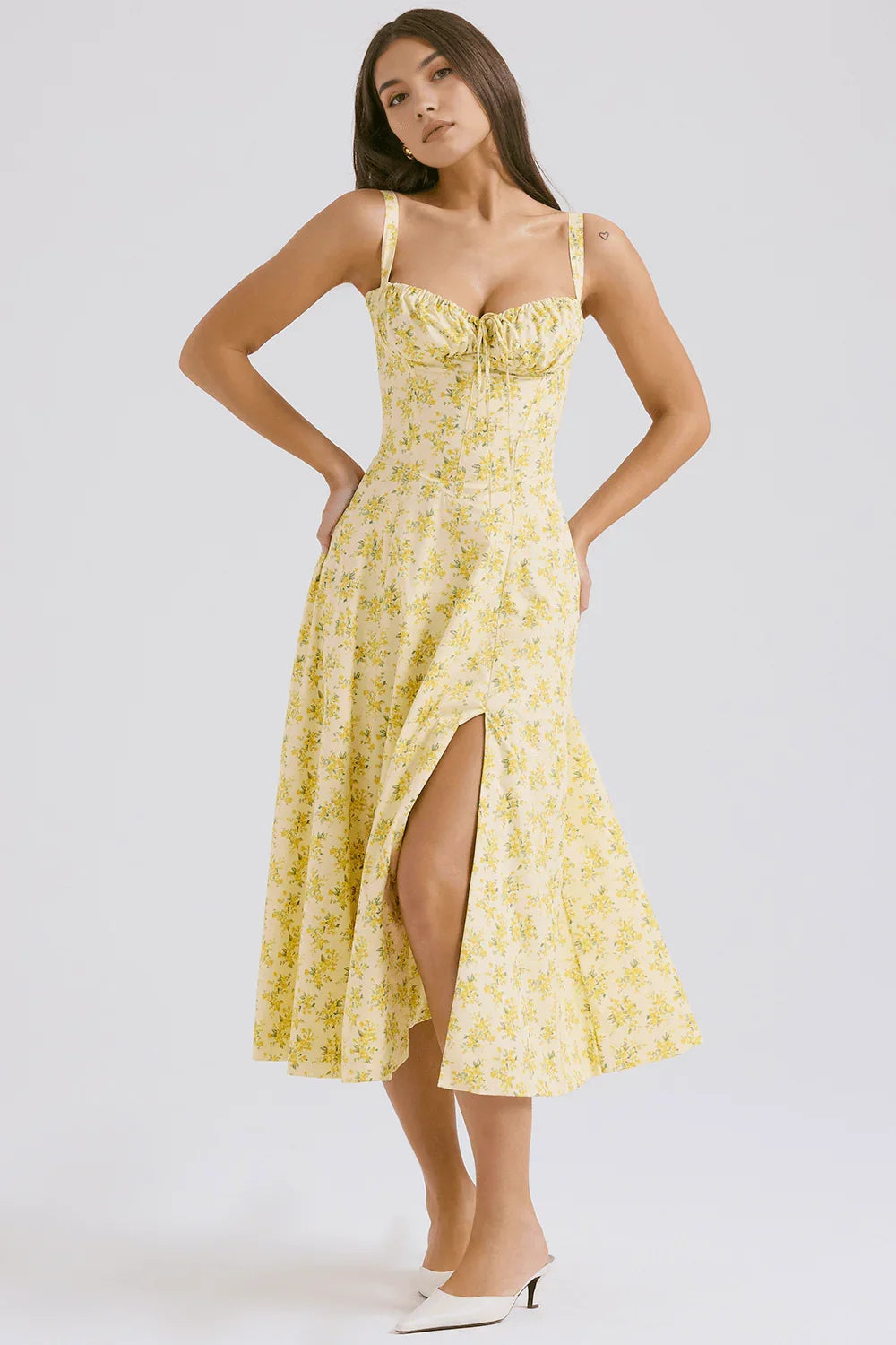 Vestido Midi Floral