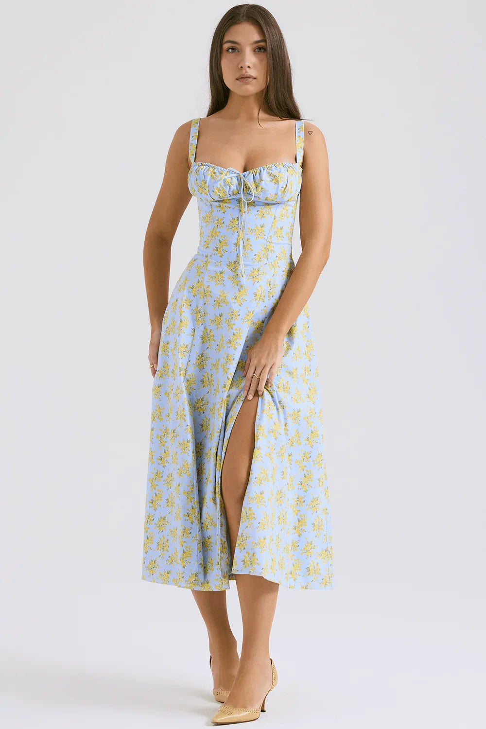 Vestido Midi Floral