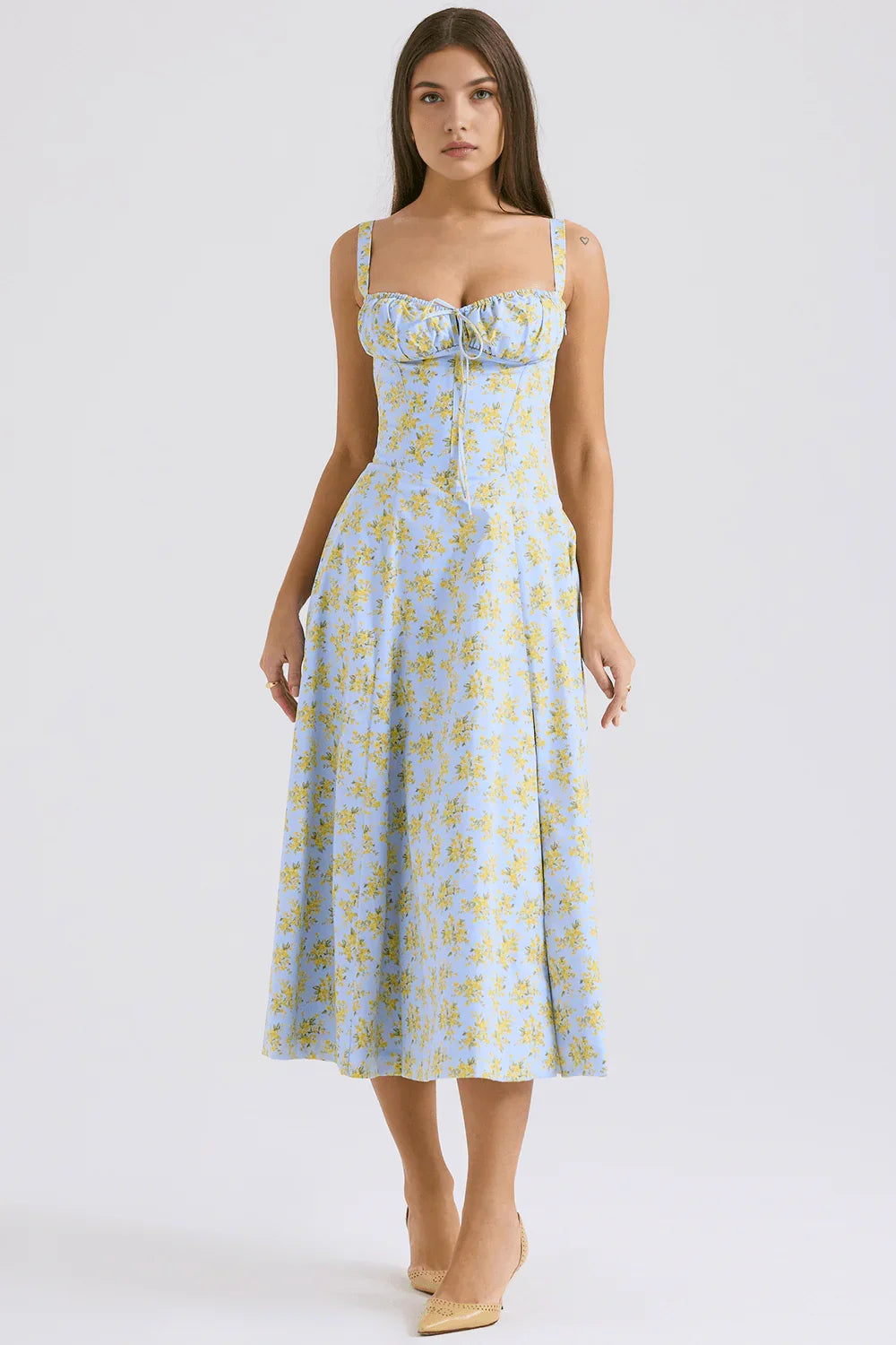 Vestido Midi Floral