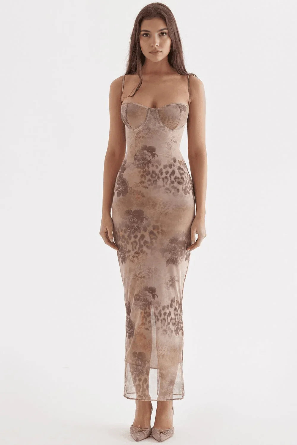 Largo Vestido Femenino Savana