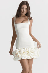 Corto Vestido de Algodón para Mujer