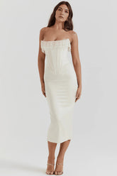 Vestido Blanco Largo Luize