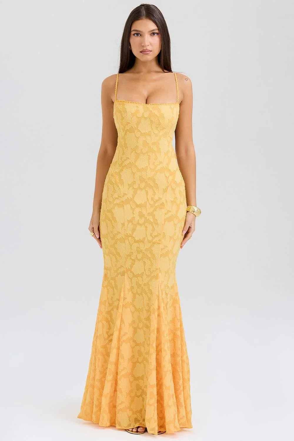 Vestido Bordado de Mariposa para Mujer