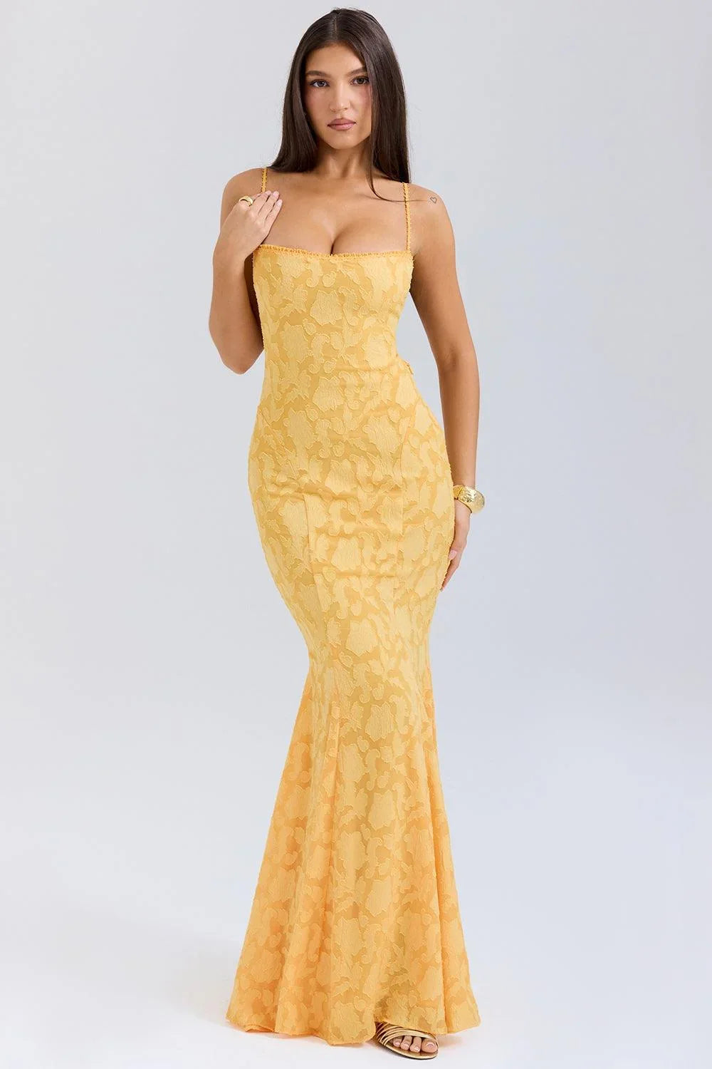 Vestido Bordado de Mariposa para Mujer
