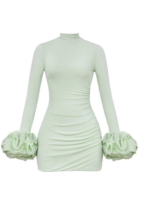 Vestido Corto Verde Esmeralda